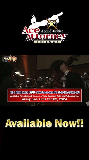 Ace Attorney 20th Anniversary Orchestra Concert