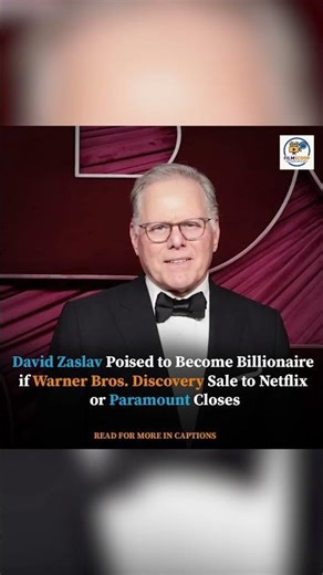 David Zaslav to Become Billionaire if Warner Bros. Discovery Sale to Netflix or Paramount Closes
