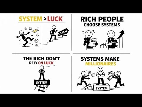 Why the Rich Follow Systems, Not Luck (USA & Europe) 🌍. #WealthMindset #MoneySystems #Investing