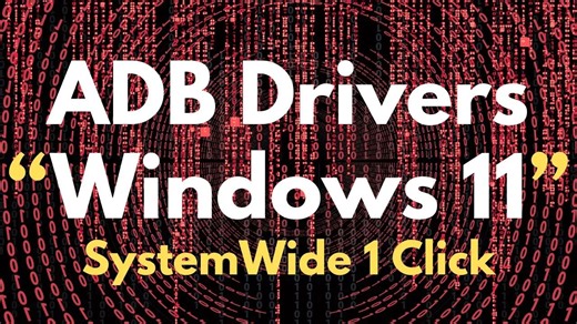 如何在Windows 11上一键安装系统范围内的ADB驱动程序_哔哩哔哩_bilibili