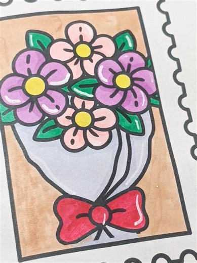 bold and Easy Coloring| Flowers #coloringbooks