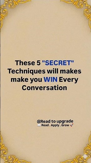5 Communication Secrets to Win Every Conversation | By Read to Upgrade 🚀