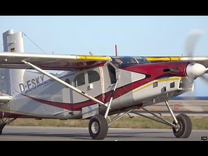 Pilatus PC6 Porter rare visitor in Nice