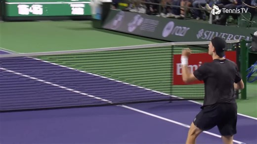 Denis Shapovalov shows his class in Indian Wells