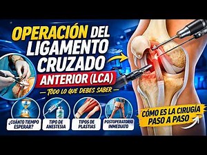¿Cómo es la cirugía del Ligamento Cruzado Anterior?