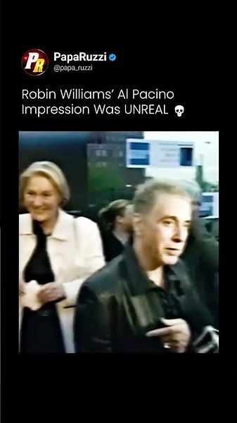 Robin Williams’ Al Pacino Impression Was UNREAL #robinwilliams #alpacino