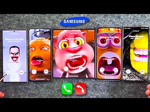 Samsung Galaxy A55 vs Z Fold 6 vs Z Flip 6 vs Note 20 Ultra vs S24 Ultra Incoming Calls