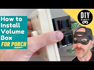 🔥 How to Install an Outdoor Speaker Volume Control Box / Switch for Your Porch➔ Easy DIY Job!