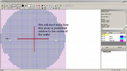 shot map vs wafer map layout
