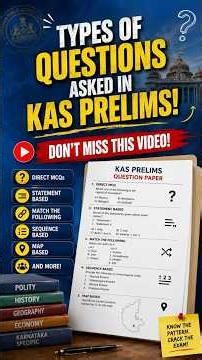 KPSC KAS Prelims 2026 | Types of Questions Asked in KAS Exam + Best Test Series Strategy | NammaKPSC