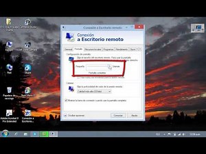 01-Configurar Escritorio Remoto por RDP