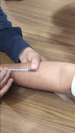 The Mantoux Test for tuberculosis #mantouxtest #animals #healthcamp