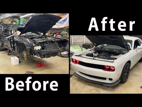 BUILDING A V6 DODGE CHALLENGER INTO A 392 HEMI SCAT PACK IN 8 MINUTES