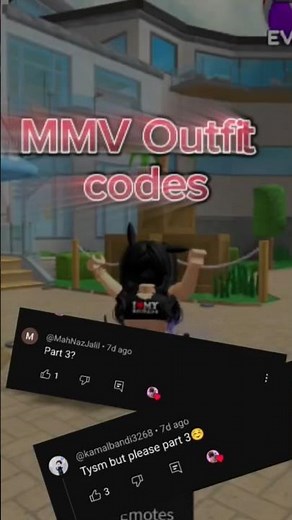 MMV Outfit codes part 3!?👀