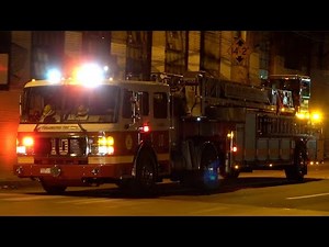 PFD Ladder 10 & Engine 64 Responding