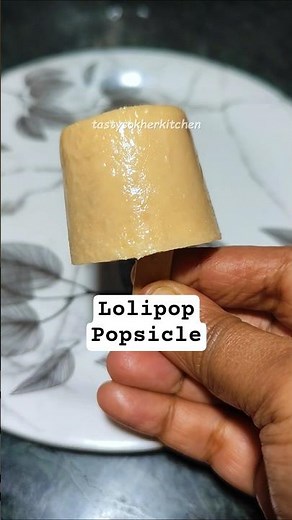 🍦 Cream Lollipop Popsicle – Smooth • Creamy • Irresistible! 🍭 #food #recipe #icecream #popsicle