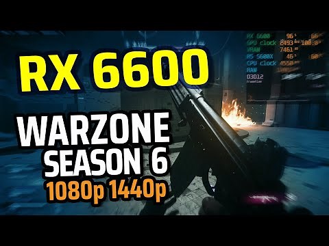 Ryzen 5 5600X | RX 6600 - Warzone Season 5 (Competitive Settings) | 1080p, 1440p