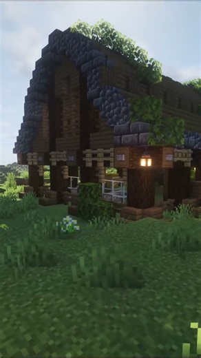 Minecraft Cottage Starter House and Barn #minecraft #twitch #cottagecore #minecraftstarterhouse