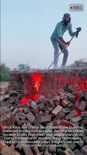 Brick Kiln Production Traditional Firing Durable Building Material