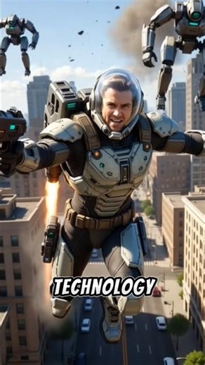 🚀 Hero vs Flying Robots! Epic Neon City Battle 😱 | Futuristic Action