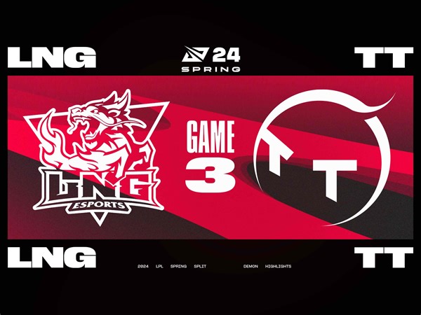[LPL]【LNG vs TT】第三局速看丨2024LPL春季赛第一周第四日丨20240125