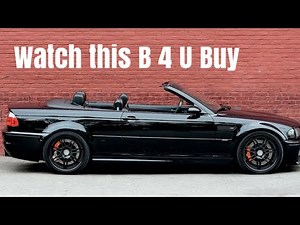 BMW 3 Series E46 Convertible Common Problems Part 1
