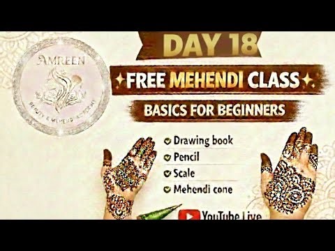 FREE Mehendi Class Day 18 | Bridal Touch Practice & Detailing | Step-by-Step #freemehendiclass #art