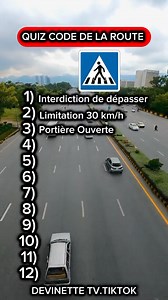 2.4M views · 54K reactions | Quiz code la route | Auto-école bilingue Divine 4.0 | Facebook