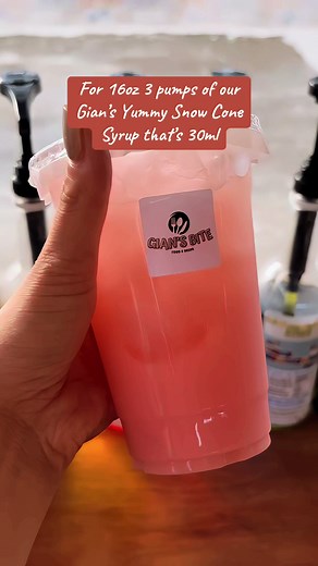 GiansYummySnowConeSyrup on TikTok