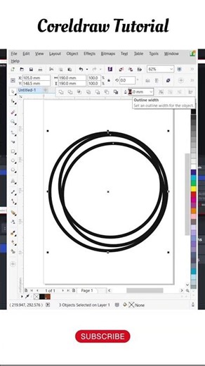 Coreldraw Clock Tutorial | Create a Clock Design in Coreldraw #coreldraw