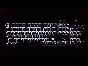 Spectrogram Audio Visualization on Corsair K70 RGB