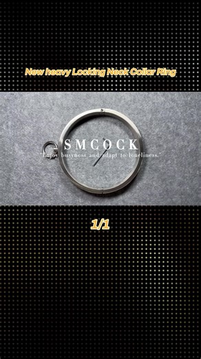 New heavy Locking Neck Collar Ring