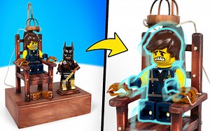 老外硬核DIY|乐高小人电椅!(不是杨永信)