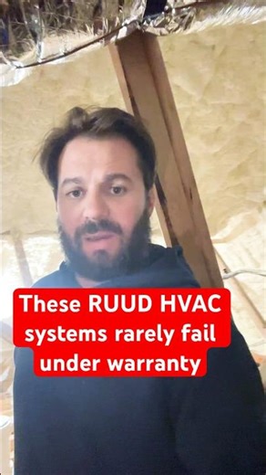 We very few warranty failures from these RUUD HVAC systems. #hvacrepair #HVAClife #RUUD