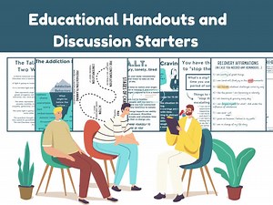 Sobriety Addiction Treatment Worksheets and Handouts- Early Recovery, Relapse Prevention Substance Use Addiction Counseling - Etsy