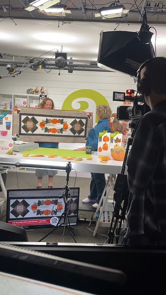 2.2K views · 43 reactions | Go #BehindTheSeams of our pumpkin spice appliqué show! | AccuQuilt | Facebook