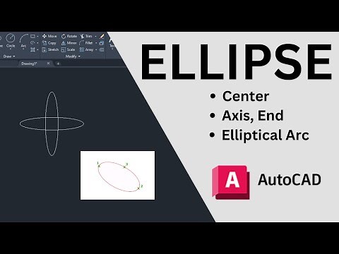 How to Draw an Ellipse - AutoCAD