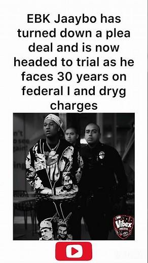 Rapper ebk jaaybo turns down plea deal, heads to trial facing 30 years #ebkjaaybo #trial #news