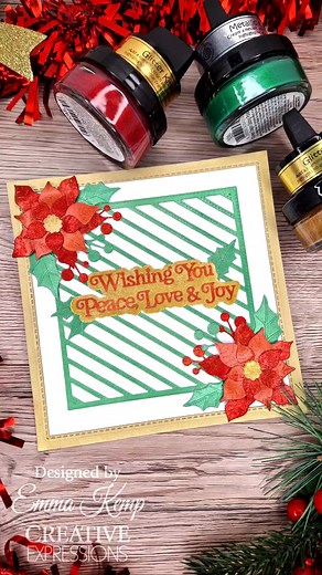 Cosmic Shimmer Gilding Polishes and Sue Wilson Festive dies, have you ever seen a better combo? https://www.creative-expressions.uk.com/brand/cosmic-shimmer/?filters=classification[11062] https://www.creative-expressions.uk.com/product-tag/new/?filters=collection[11779] #suewilson #festivecollection #cosmicshimmer #metallicgildingpolish #creativeexpressions #peaceloveandjoy | Creative Expressions