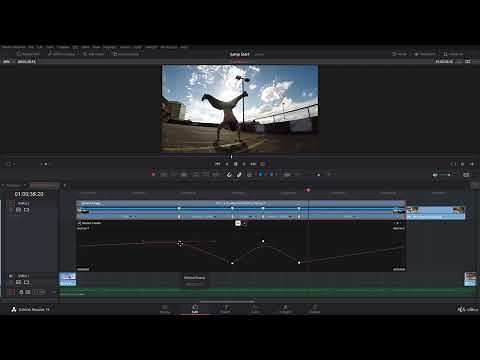 Davinci Resolve Tutorial 80 Retime Frame Using Retime Curves