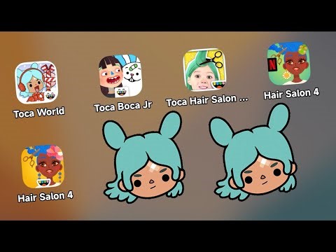 Toca Boca Hair Salon 4,Hair Salon 4 Netflix,Toca Hair Salon Me,Toca Boca Jr,Toca Boca World Android