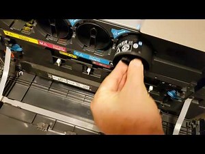 How to change toner cartridge in Bizhub C224e Konica Minolta