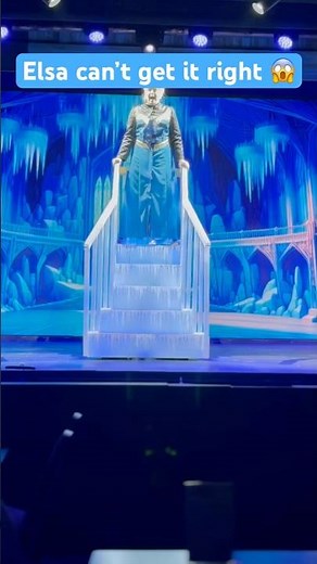 Elsa’s Broadway Rehearsal Disaster Everything Goes Wrong! #elsa #broadway #epicfails #ai #frozen #ia