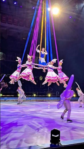 Belle Soars Above the Arena! 🌹✨ Disney On Ice Aerial Performance