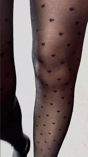 Fall in Love with Your Legs 💖 | Pretty Polly Heart Pattern Tights