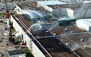 Update: Firefighters from two counties battling fire at Novelis aluminum plant in Oswego County (19 photos)