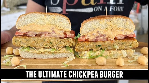The Ultimate Chickpea Burger – Quick, Easy & Unbelievably Good!
