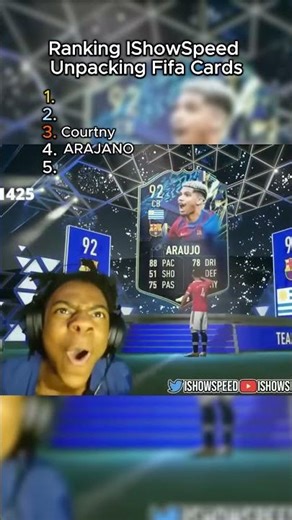 IShowSpeed unpacking fifa 13 #unpacking #packs #fifapacks #ishowspeed