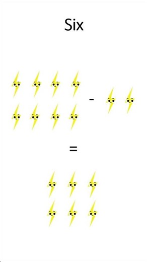 Maths for kids - how to subtract (what does 8 - 2 equal to)?
