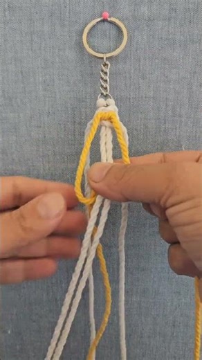 Easy Macrame Keychain Tutorial